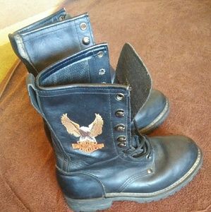 Genuine Harley Davidson Leather Riding Boots